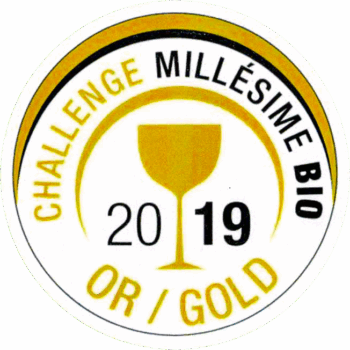 medaille millesime bio 2019-chateauneuf 2016