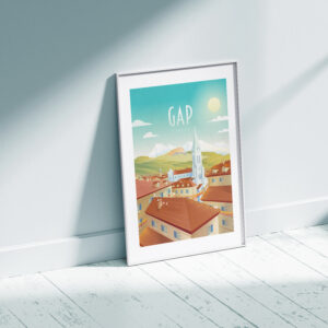 Poster ville de Gap