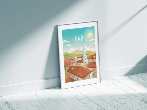 Poster ville de Gap